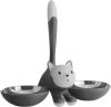 Alessi Tigrito Kattenvoerbak grijs 55cl online kopen