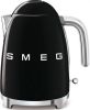 SMEG KLF03BLEU retro 50&apos, s style waterkoker, zwart online kopen