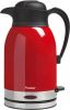 Bestron draadloze waterkoker thermo 1, 5 L 1600 W rood/roestvrij staal ATW1600 online kopen