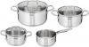 Tefal Virtuoso kookset 4-delig (steelpan 16 cm, kookpan 16, 20, 24 cm) online kopen